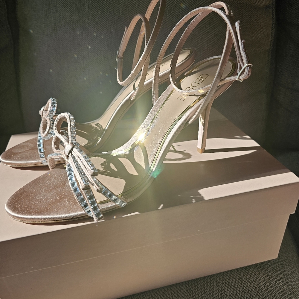 Anthropologie Gedebe Cecile Satin Heels NIB